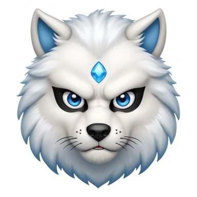 Lobo blanco sticker