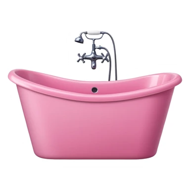 Pink bathroom  sticker