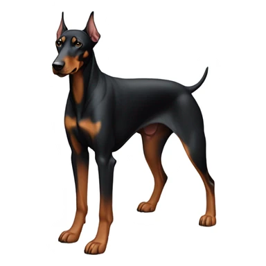 Doberman pincher sticker
