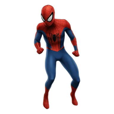 spiderman levantando pesas sticker