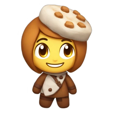 cinnamon cookie from cookie run ovenbreak sticker