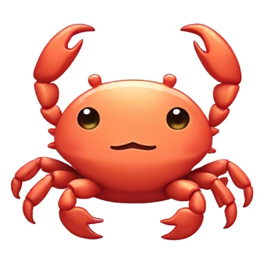 cute crab kawaii baby chubby sticker
