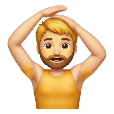 Smelly armpit sticker