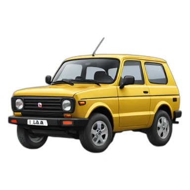 lada niva sticker