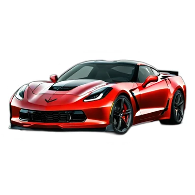 c7 z06 black sticker