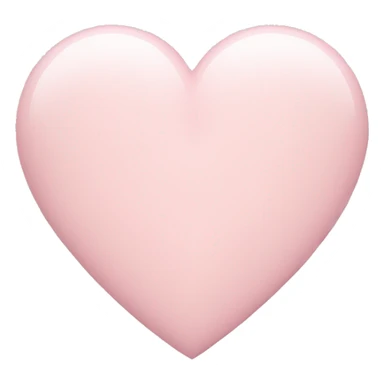 light pastel pink heart  sticker