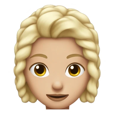 Strong muscle white girl sticker