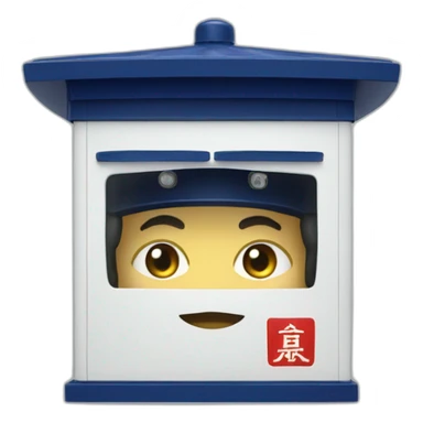 japanesepolicebox sticker