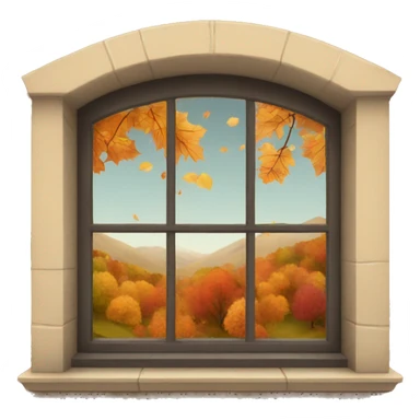 Autumn window sticker