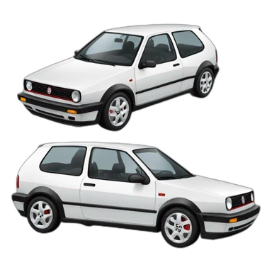 Schwarzlack gti golf iv sticker