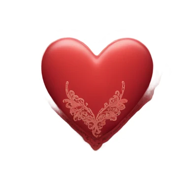 vintage valentine’s day card red sticker