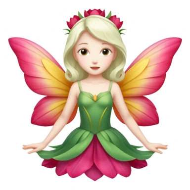 Tulip wings,Flower Fairy. sticker