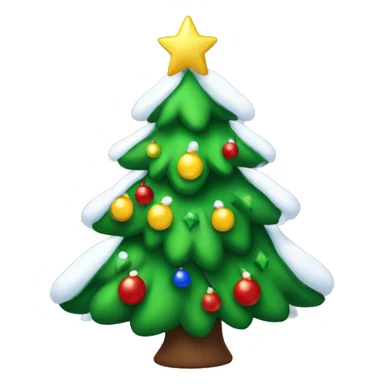 christmas tree with Snow White sticker