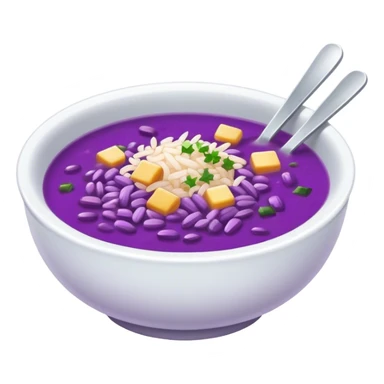 Purple rice soup sticker