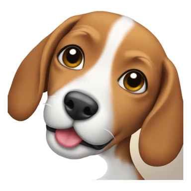 Cute beagle sticker