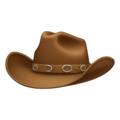 cowboy hat with a cowboy hat sticker
