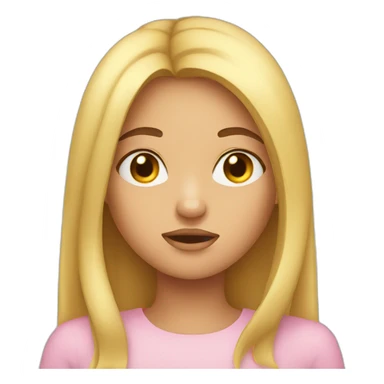 Girl being jealous  sticker