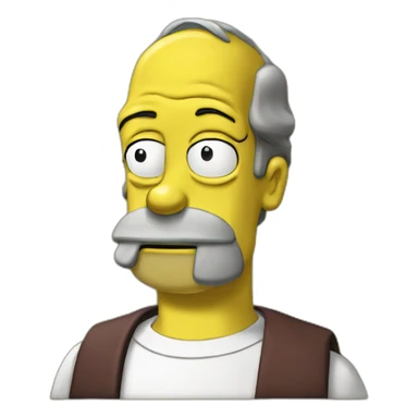 homer simsons sticker
