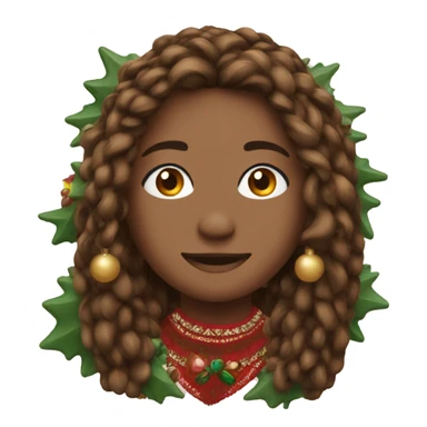 Boho Christmas sticker