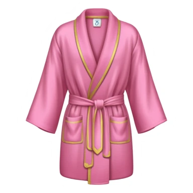 A pink robe de chambre sticker
