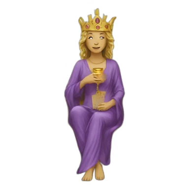 one tarot card sticker