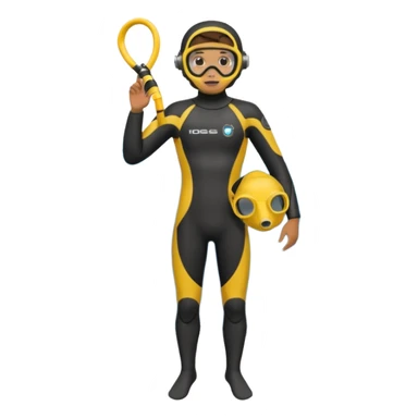 diver full body
 sticker