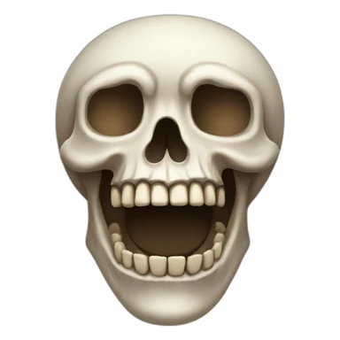 Skull say good bye sticker