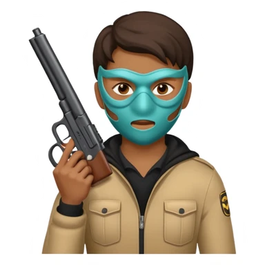 Robbery image  sticker