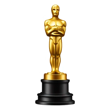 Oscar statuette sticker