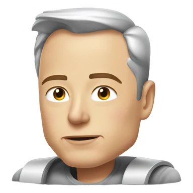 Elon musk pushup sticker