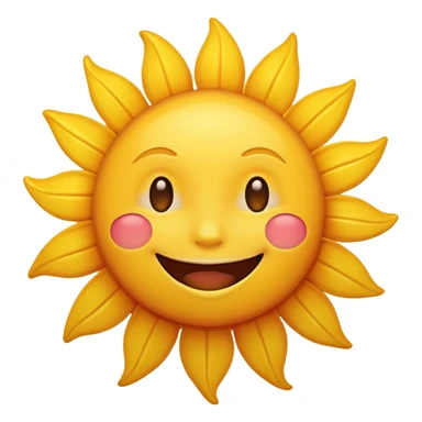 Un emoji sur le thème de l’ete sticker