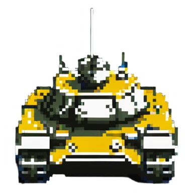 Ukrainian tank sticker