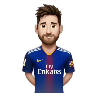 messi kissing sticker