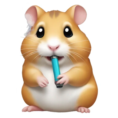 hamster smoke hookah sticker
