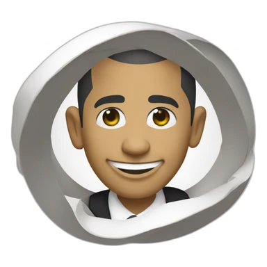 barack obama mobius strip sticker