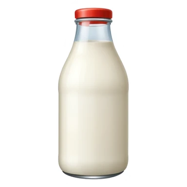 milk bottle sticker