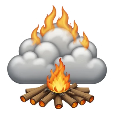 Campfire Smoke sticker