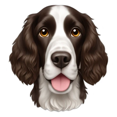 Dog English Springer Spaniel full-height sticker
