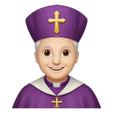 Make me a archbishop zucchheto sticker