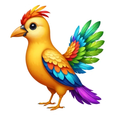 artist bird full body sticker