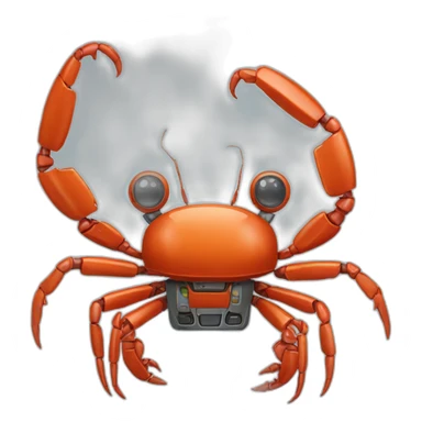 Robot crabe sticker