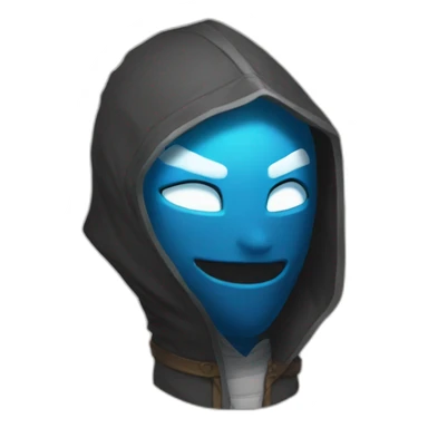 Shen with his hood,League of Legends sticker