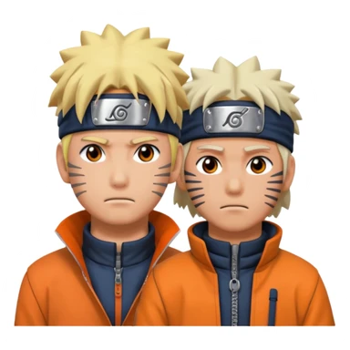 naruto and jiraiya anime sticker