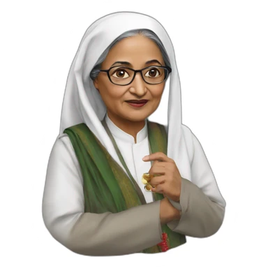 sheikh-hasina-thirsty sticker