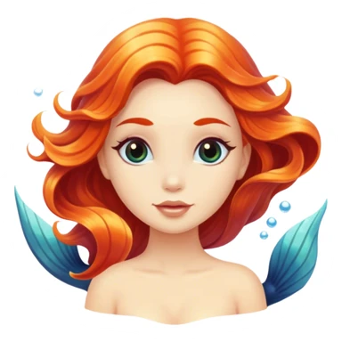 Mermaid under the water  sticker