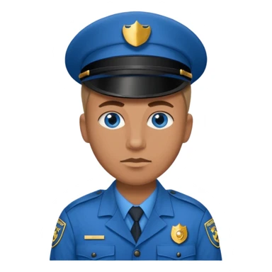 Blue eyed correctional sergeant baker sticker