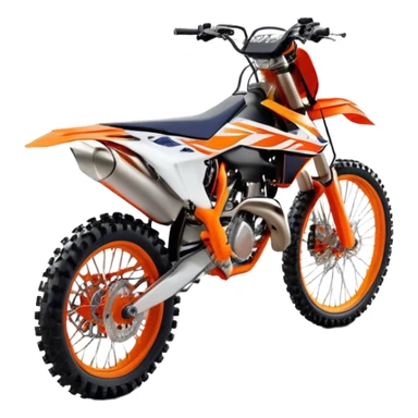 KTM Dirtbike - KTM 250 SX (Model Year: 2021) (Iconic colour: Orange) sticker