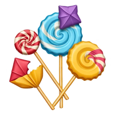 paper wraped candy sticker