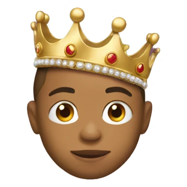 Mbappe with crown sticker