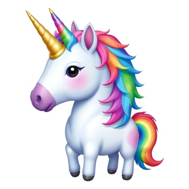 A unicorn holding a nuke  sticker